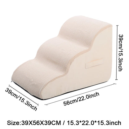 ComfyClimb Pet Stairs — Non-Slip Foam Steps for Dogs & Cats