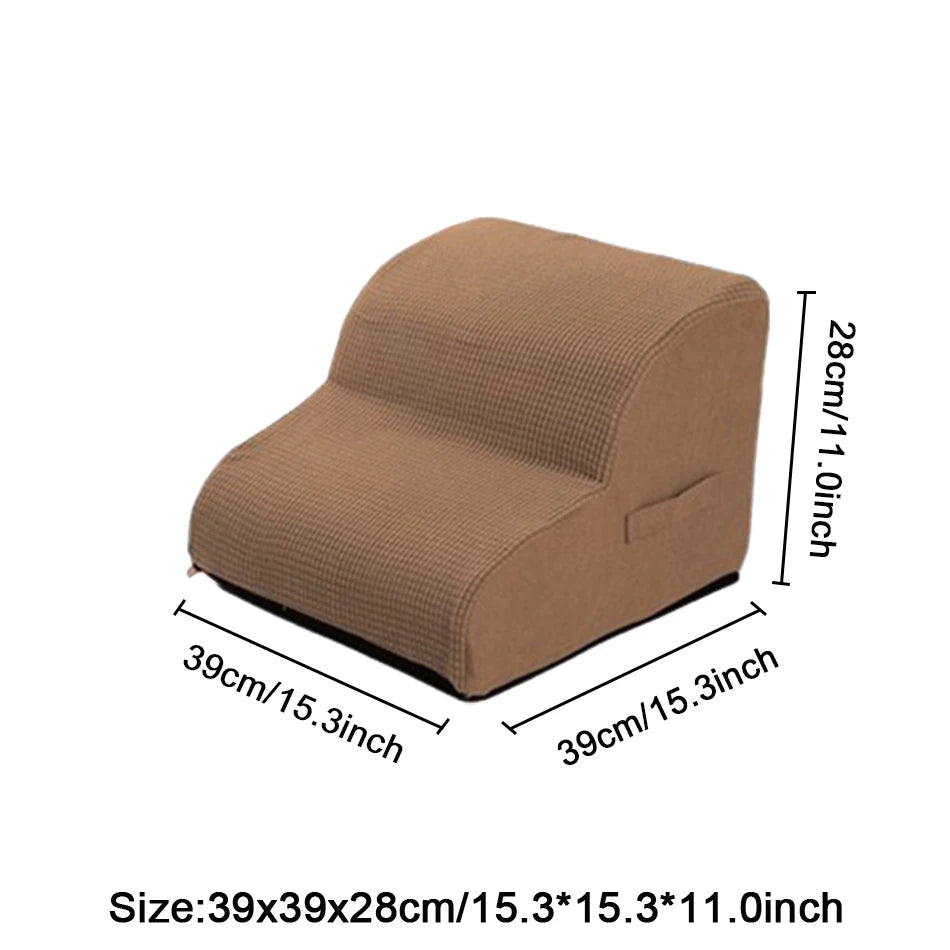 ComfyClimb Pet Stairs — Non-Slip Foam Steps for Dogs & Cats