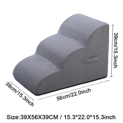 ComfyClimb Pet Stairs — Non-Slip Foam Steps for Dogs & Cats
