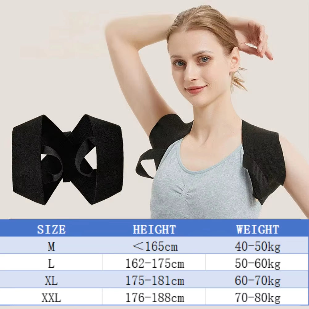 Posture Corrector for Women and Men, Adjustable Back Brace
