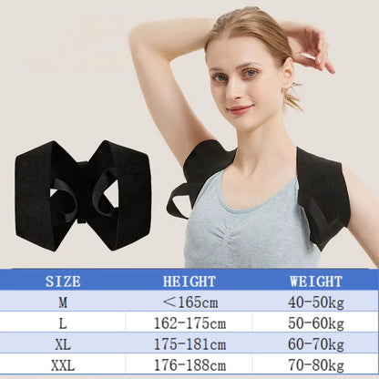 Posture Corrector for Women and Men, Adjustable Back Brace