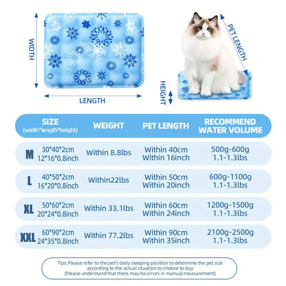 Dog Cooling Mat Gel Self-Cooling Pad